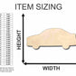 Unfinished Wood Car Shape - Craft - up to 46" DIY