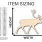 Unfinished Wood Caribou Shape - Animal - Wildlife - Craft - up to 46" DIY