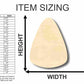 Unfinished Wood Candy Corn Shape - Halloween - Craft - up to 46" DIY