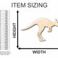 Unfinished Wood Kangaroo Shape - Animal - Craft - up to 46" DIY