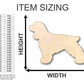 Unfinished Wood Cocker Spaniel Dog Shape - Animal - Pet - Craft - up to 46" DIY