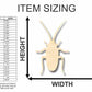 Unfinished Wood Cockroach Shape -Insect - Animal - Craft - up to 46" DIY