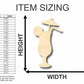Unfinished Wood Cocktail Shape - Bar - Craft - up to 46" DIY