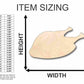 Unfinished Wood Cooked Turkey Shape - Thanksgiving - Kitchen - Food - Craft - up to 46" DIY