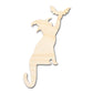Unfinished Wood Cat and Bat Shape | Halloween | Craft Cutout | up to 46" DIY