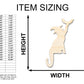 Unfinished Wood Cat and Bat Shape | Halloween | Craft Cutout | up to 46" DIY