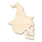 Unfinished Wood Magicians Skull Shape | Halloween | Craft Cutout | up to 46" DIY