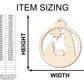 Unfinished Wood Bethlehem Nativity Ornament Shape - Christmas - Craft - up to 46" DIY