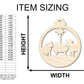 Unfinished Wood Bethlehem Nativity Ornament Shape - Christmas - Craft - up to 46" DIY