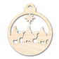 Unfinished Wood Bethlehem Nativity Ornament Shape - Christmas - Craft - up to 46" DIY