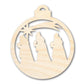 Unfinished Wood Bethlehem Nativity Ornament Shape - Christmas - Craft - up to 46" DIY