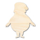 Unfinished Wood Round Santa Shape - Craft - up to 46" DIY