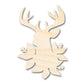 Unfinished Wood Holly Reindeer Head Shape - Craft - up to 46" DIY