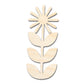 Unfinished Wood Folk Daisy Shape - Flower Craft - up to 46" DIY