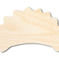 Unfinished Wood Pierogi Silhouette Shape - Craft - up to 46"