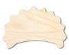 Unfinished Wood Pierogi Silhouette Shape - Craft - up to 46"