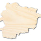 Unfinished Wood Andorra Shape - Country - Craft - up to 46" DIY