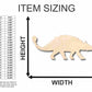 Unfinished Wood Ankylosaurus Shape - Dinosaur - Craft - up to 46" DIY