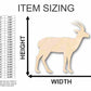 Unfinished Wood Antelope Shape - Animal - Wildlife - Craft - up to 46" DIY