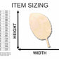 Unfinished Wood Apple Leaf Shape - Craft - up to 46" DIY