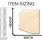 Unfinished Wood Arizona Shape - State - Craft - up to 46" DIY