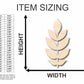 Unfinished Wood Ash Leaf Shape - Craft - up to 46" DIY