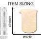 Unfinished Wood Beaker Shape - Chemistry - Craft - up to 46" DIY