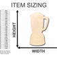 Unfinished Wood Blender Shape - Craft - up to 46" DIY