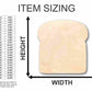 Unfinished Wood Bread Shape - Food - Craft - up to 46" DIY