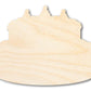 Unfinished Wood Cake Shape - Craft - up to 46" DIY