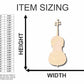 Unfinished Wood Cello Shape - Music - Craft - up to 46" DIY