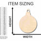 Unfinished Wood Bulb Shape - Christmas - Craft - up to 46" DIY