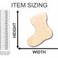 Unfinished Wood Stocking Shape - Christmas - Craft - up to 46" DIY