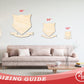 Unfinished Wood Coat of Arms Shape - Craft - up to 46"