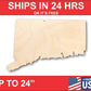 Unfinished Wood Connecticut Shape - State - Craft - up to 46" DIY
