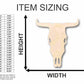 Unfinished Wood Cow Head Shape - Farm Animal - Craft - up to 46" DIY