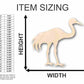 Unfinished Wood Stork Shape - Bird - Wildlife - Craft - up to 46" DIY