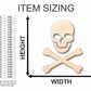 Unfinished Wood Skull Crossbones Shape - Pirates - 3 Piece Craft - up to 46" DIY