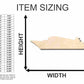 Unfinished Wood Ship Shape - Craft - up to 46" DIY