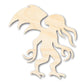 Unfinished Wood Cthulhu Shape - Craft - up to 46"