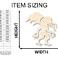 Unfinished Wood Cthulhu Shape - Craft - up to 46"