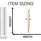 Unfinished Wood Dagger Shape - Craft - up to 46" DIY
