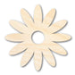 Unfinished Wood Daisy Shape | Flower | Craft Cutout | up to 46" DIY