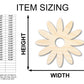 Unfinished Wood Daisy Shape | Flower | Craft Cutout | up to 46" DIY