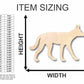 Unfinished Wood Dingo Shape - Animal - Craft - up to 46" DIY