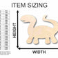 Unfinished Wood Dinosaur Shape - Craft - up to 46" DIY