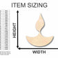 Unfinished Wood Diwali Shape - Craft - up to 46" DIY