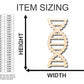 Unfinished Wood DNA Shape - Biology - Craft - up to 46" DIY