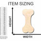 Unfinished Wood Dog Bone Shape - Animal - Pet - Craft - up to 46" DIY