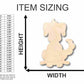 Unfinished Wood Dog Shape - Animal - Pet - Craft - up to 46" DIY